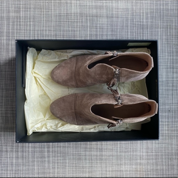 Rag and Bone suede zip booties - Picture 2 of 4